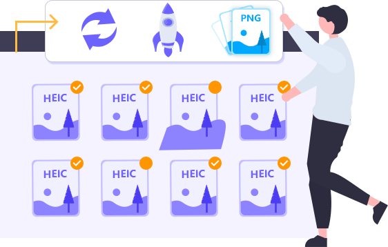 Change HEIC to PNG Quickly in Batches